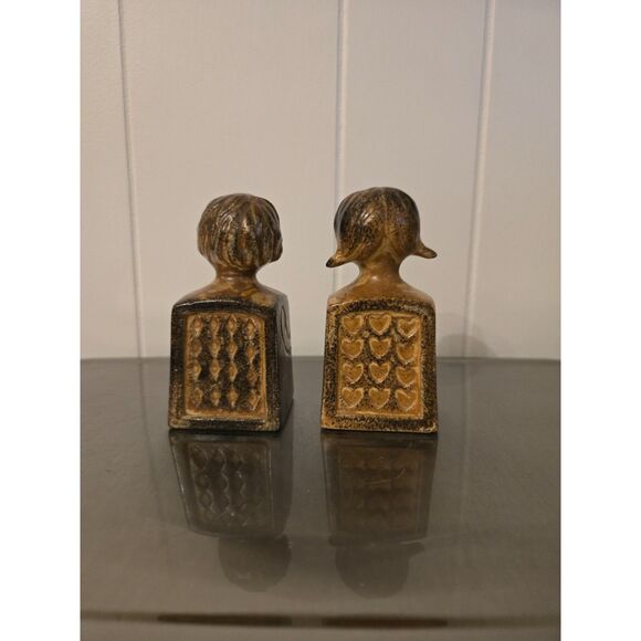 Vintage/Mid-Century Modern Style Salt/Pepper Shakers Boy & Girl - Picture 4 of 7